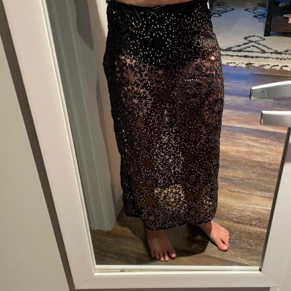 For Love & Lemons Black Skirt